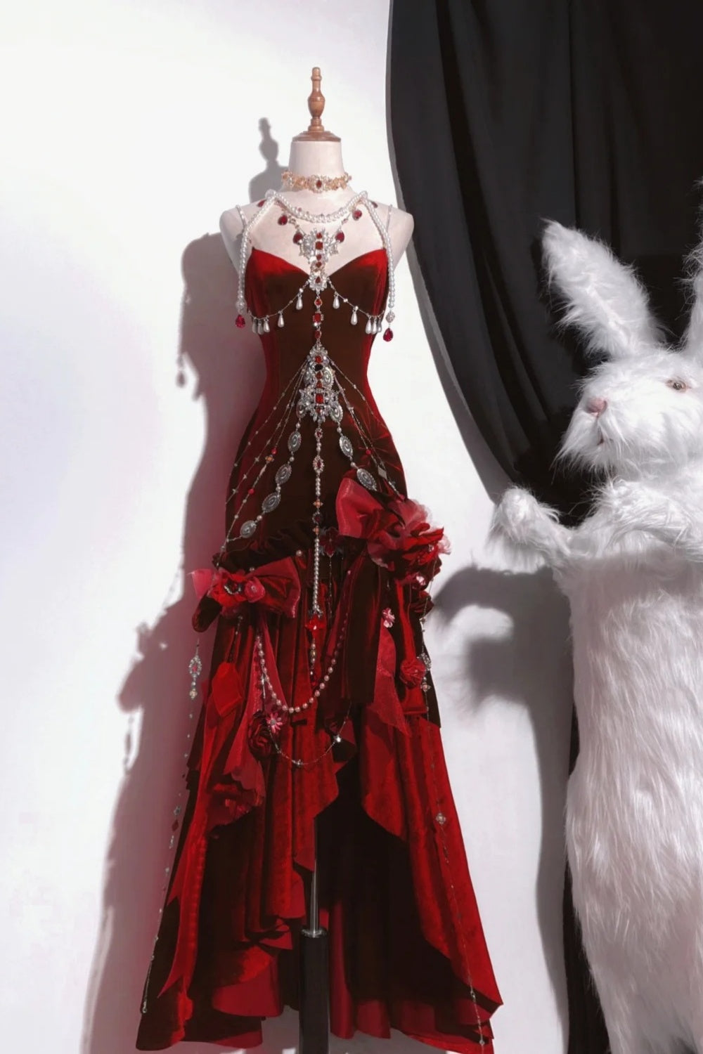 Retro langes Göttinnenkleid, Ballkleid NV6474