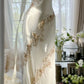 Ivory White Vintage Fashion One Shoulder Exquisite Beaded Long Chiffon Ball Gown Birthday Party Dress Cocktail Party Dress Evening Dress Prom Dress nv4904