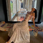 White vintage elegant tulle maxi dress long evening gown party dress nv2719