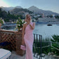 Pink Simple Elegant Mermaid Long Ball Gown Evening Dress Party Dress nv2231