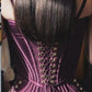 Cherry satin retro fashion corset long satin ball gown evening dress party dress sexy and elegant nv5062