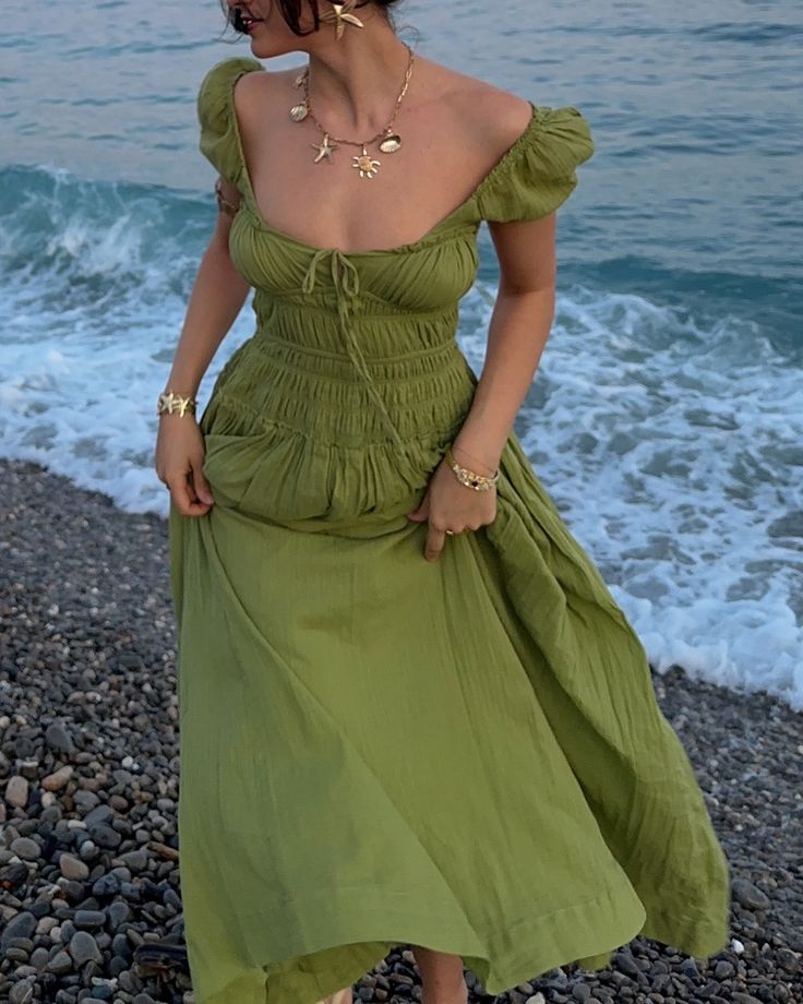Green Fashion Long Chiffon Prom Dress Evening Dress Wedding Guest Party Dress nv4802