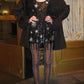 Black shiny sequins short homecoming dress birthday cocktail party dress nv4659