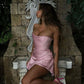 Pink sexy sweetheart short mini prom dress evening dress party dress homecoming dress nv2291