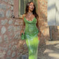 Green Fashion Long Sequined Prom Dress Evening Dress Party Dress nv4768