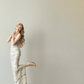 Strapless Sweetheart Mermaid Prom Dress Silver Beaded Sequins Gown  NV7117