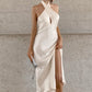 Simple style white fishtail leotard with exposed back nv1657