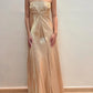 NiceVestidos--Exquisite floral beaded fairy dress sleeveless champagne satin A-line floor-length evening gown with spaghetti straps prom dress NV5774