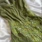 NiceVestidos- Green Floral Short Chiffon Homecoming Dress nv5571