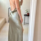 Green Elegant Romantic Fashion Long Satin Bridesmaid Dress Prom Dress Evening Dress Party Dress Graduation Dress Prom Dress Wedding Mother Dress nv4042