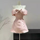 Simple Pink Satin Birthday Dress A-Line Spaghetti Strap Evening Dress Homecoming Dress nv2070