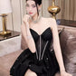 Black gorgeous fashion short mini evening gown prom dress party dress nv2437