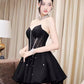 Black gorgeous fashion short mini evening gown prom dress party dress nv2437