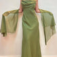 NiceVestidos--Fairy dress sleeveless purple/olive green chiffon slim floor-length evening gown NV5776