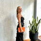 Black spaghetti strap ruffled mermaid long party dress wedding guest dress prom dress evening dress nv1952