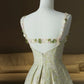 Colorful Gorgeous Elegant Sweet Delicate Beaded Spaghetti Strap A-Line Satin Sequin Long prom dress Evening Dress nv3753