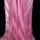 Pink Fashion Ruffled Mermaid Satin Beaded Long Ball Gown Evening Dress Beautiful Bride Wedding Dress nv4291