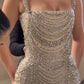 Silver Gorgeous Luxury Stunning Bodycon Beaded Short Prom Dress Homecoming Dress Birthday Dress nv4795
