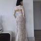 Elegant lace long ball gown evening dress nv1803