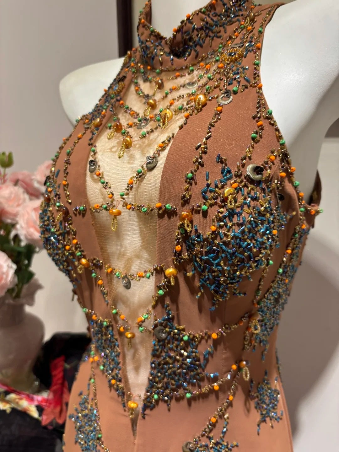 Neues Retro-Abendkleid, langes Kleid NV6443