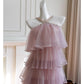 NiceVestidos-Homecoming Dress Pink Mesh Sling Cake French Birthday Party Dress Dress For Women nv5558