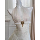 NiceVestidos-Homecoming Dress Apricot Waist Slimming Mid-Length Elegant Halterneck Backless Dress nv5552