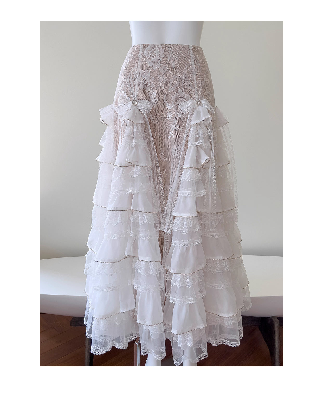NiceVestidos-Sweet Long Dress French Cake Sling Suit High-End White Fashion Two-Piece Suit nv5547
