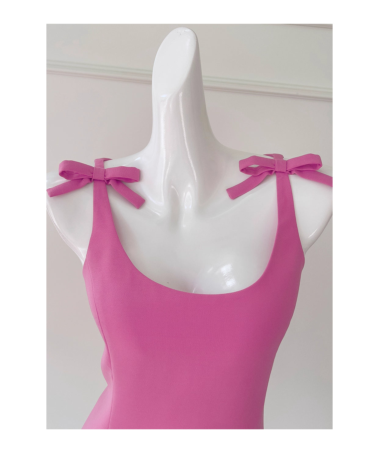 NiceVestidos-Short Homecoming Dress Simple Short Bow Suspender Dress Waist Rose Red Petite Date nv5550