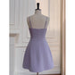 NiceVestidos-Homecoming Dress French Three-Dimensional Bow Purple Suspender Dress For Women High-End Luxury Stylish Slim nv5555