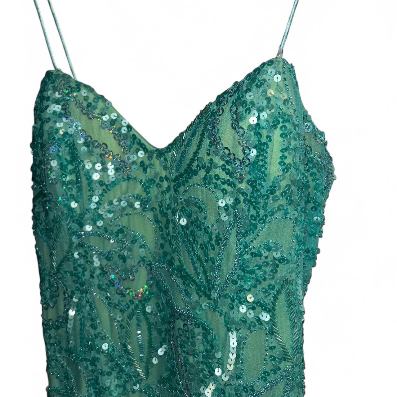 Green gorgeous sequin short chiffon homecoming dress prom dress evening dress party dress nv4485