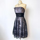 Purple Retro Fairy Exquisite Floral Short Chiffon Homecoming Dress nv5420
