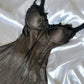 Black retro fashion exquisite lace short chiffon homecoming dress 19th birthday party dress nv5384