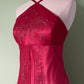 NiceVestidos--Pink Delicate Floral Beaded Dress Vintage Dress Women's Long Tulle Ball Gown NV5649