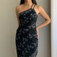 Brown/Black Fashion One Shoulder Exquisite Beading Long Chiffon Ball Gown Evening Dress Party Dress nv3661