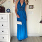Blue Beaded Sparkling Long Fashion Prom Dress Evening Dress Party Dress nv4681