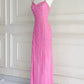 Vintage pink 90s y2k fairy boho crystal beaded embroidery sweetheart neckline long prom dress evening gown party dress nv4409