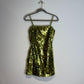 Green shiny sequins fashion homecoming dress short birthday cocktail party dress nv4617