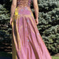 NiceVestidos-Pink exquisite beaded long satin fairy gown ball gown y2k vintage dress nv5442