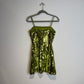 Green shiny sequins fashion homecoming dress short birthday cocktail party dress nv4617