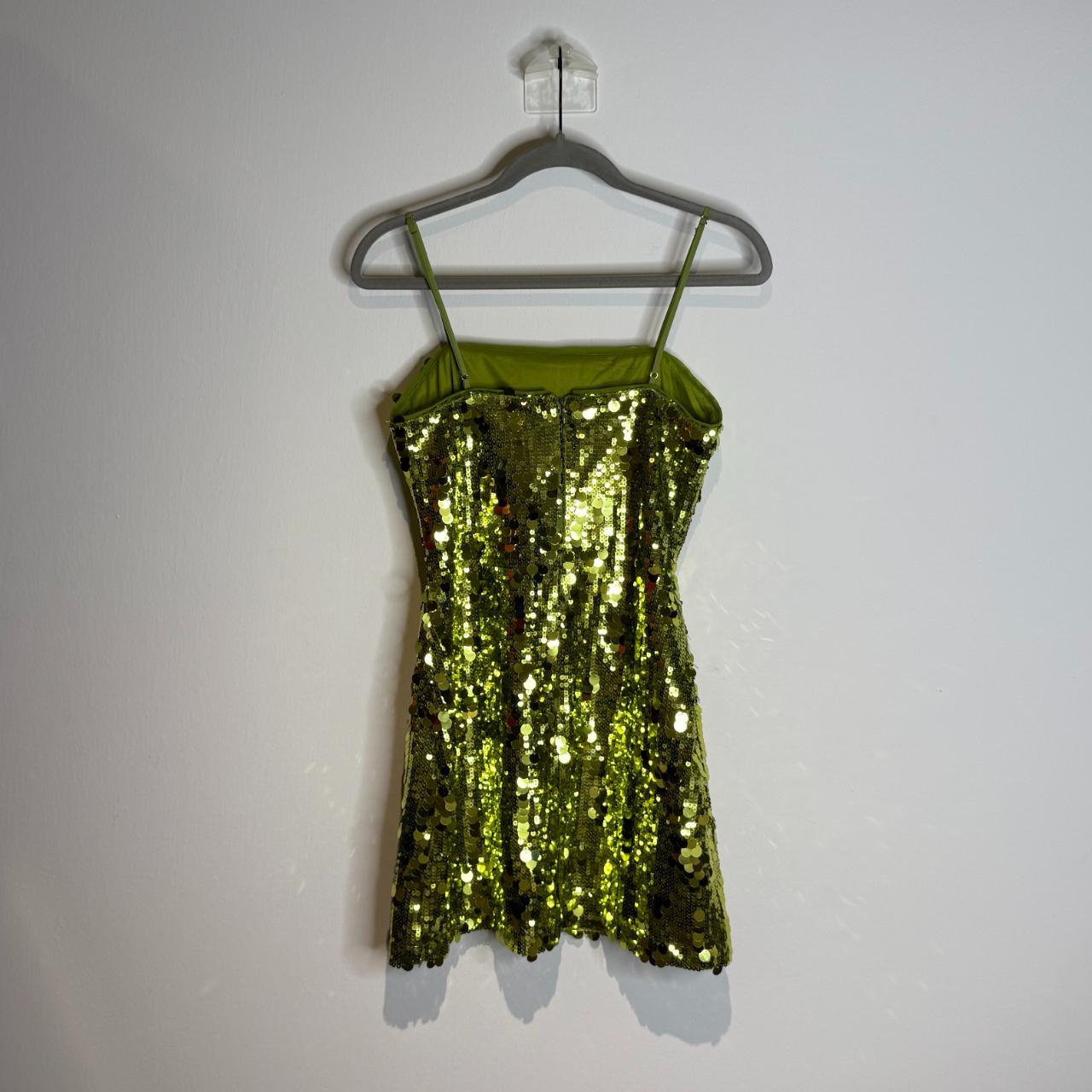 Green shiny sequins fashion homecoming dress short birthday cocktail party dress nv4617