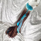 Blue brown fashion gradient fairy exquisite beaded long chiffon mermaid dress prom dress nv5417