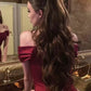 Burgundy Sexy Mermaid Off-shoulder Long Lace-up Ball Gown Evening Dress nv1968