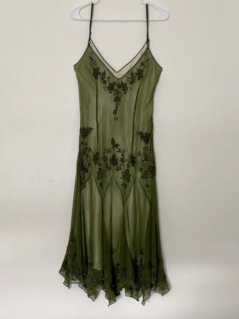 Green vintage A-line halter long chiffon dark pink prom gown, 22nd birthday party dress nv5374