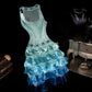 Blue gorgeous fashion homecoming dress short satin prom dress party dress nv4311