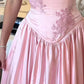 Pink Elegant Beautiful Charming Long Exquisite Appliquéd Long Satin Wedding Party Dress Prom Dress Evening Dress Party Dress Prom Dress nv3999