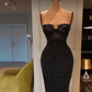 Black Shiny Fashion Sequin Beaded Long Prom Dress Evening Dress Party Dress nv2611