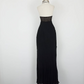 Black vintage elegant fashion long chiffon ball gown evening dress party dress nv3549
