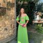 Green Long Prom Dresses,A-line Evening Gowns,Party Dresses nv1323