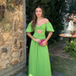 Green Long Prom Dresses,A-line Evening Gowns,Party Dresses nv1323