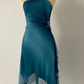 Blue rhinestone sparkling fashion short chiffon homecoming dress party dress nv4587